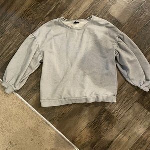 Halogen XL Blouson Sleeve Sweatshirt
